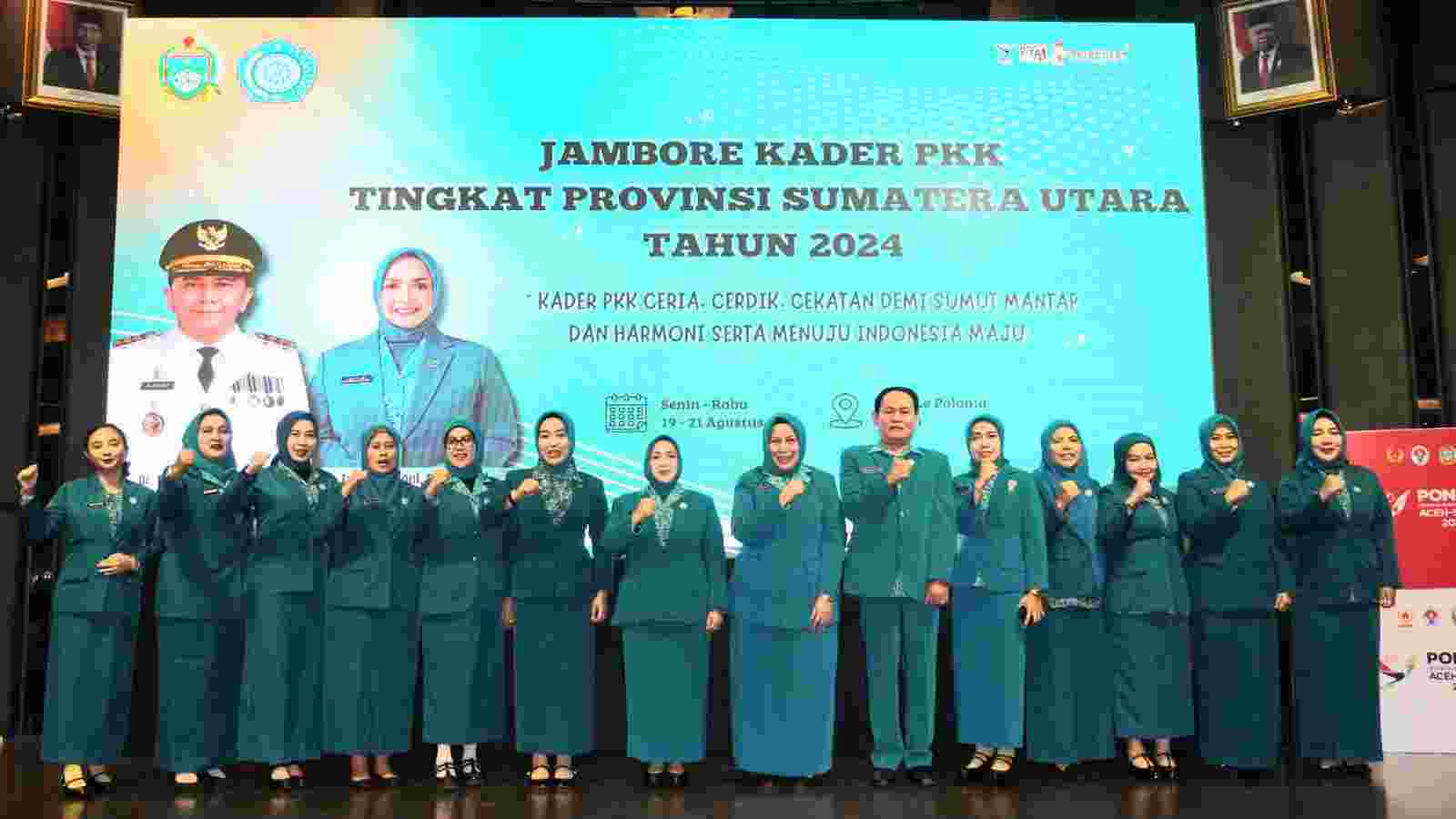 Pj. Ketua TP PKK Langkat Ny. Uke Retno Faisal Hasrimy Siap Bawa Langkat Berprestasi di Jambore Kader PKK Sumut 2024